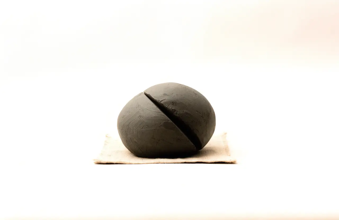 Wedged stoneware clay