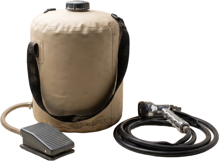 Portable camp shower